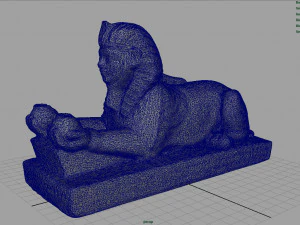 the alabaster sphinx 3D Model