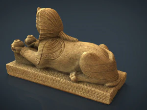 the alabaster sphinx 3D Model