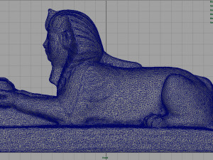 the alabaster sphinx 3D 模型