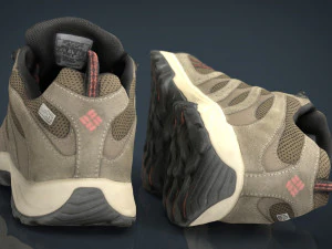 hiking shoes 3D Model