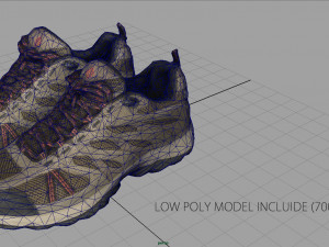 hiking shoes 3D Модель