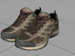 hiking shoes 3D Model