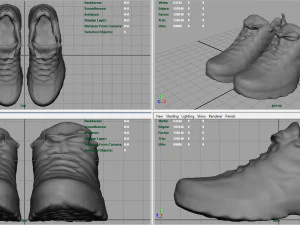 hiking shoes 3D Model