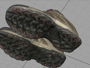 hiking shoes 3D Model
