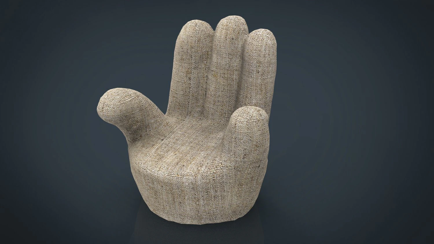 finger chair 3D Model .c4d .max .obj .3ds .fbx .stl .blend