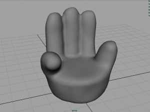 finger chair 3D मॉडल