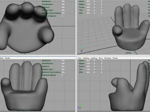 finger chair 3D Model