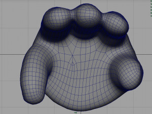 finger chair 3D मॉडल