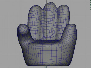 finger chair 3D मॉडल