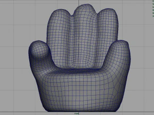 finger chair 3D Model