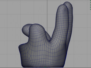 finger chair 3D मॉडल