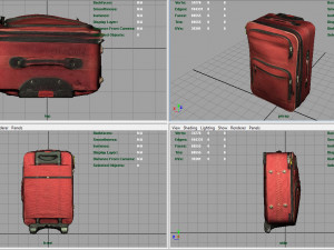 suitcase 3D मॉडल