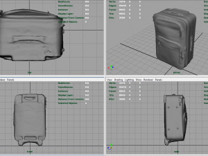 suitcase 3D मॉडल