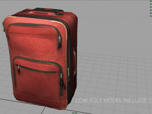 suitcase 3D मॉडल