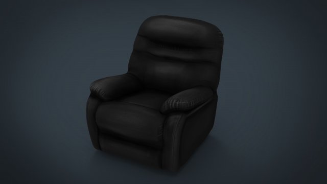 leather chair 3D मॉडल .c4d .max .obj .3ds .fbx .stl .blend 