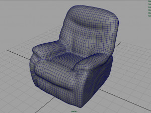 leather chair 3D मॉडल