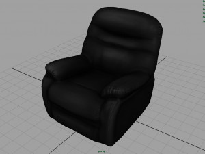 leather chair 3D मॉडल