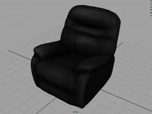cadeira de couro Modelo 3D