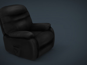 leather chair 3D मॉडल