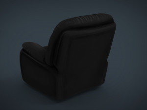 leather chair 3D मॉडल