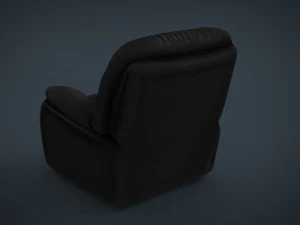 cadeira de couro Modelo 3D