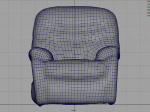 leather chair 3D मॉडल