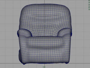cadeira de couro Modelo 3D
