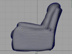 leather chair 3D मॉडल