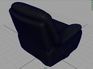 leather chair 3D मॉडल