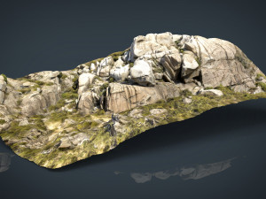Mountain rocks 1 3D Model