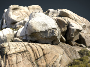 Mountain rocks 1 3D Model