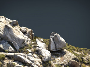 Mountain rocks 1 3D Model