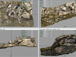 Mountain rocks 1 3D Model
