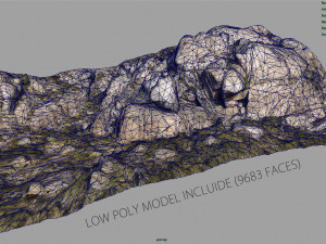Mountain rocks 1 3D Model