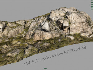 Mountain rocks 1 3D Model
