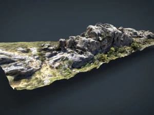 mountain rocks 2 3D Model