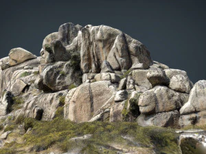 mountain rocks 2 3D Model