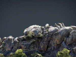 mountain rocks 2 3D Model