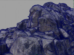 mountain rocks 2 3D Model
