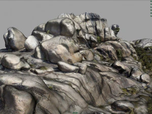 mountain rocks 2 3D Model