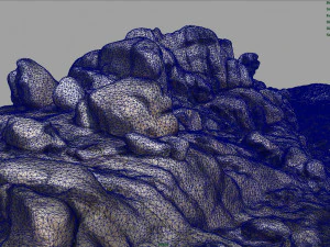 mountain rocks 2 3D Model