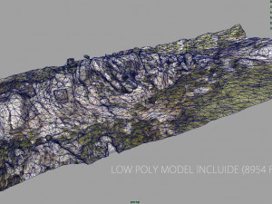 mountain rocks 2 3D Model