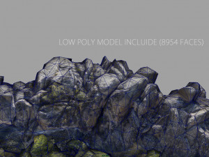 mountain rocks 2 3D मॉडल
