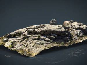 mountain rocks 3 3D Model
