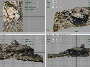 mountain rocks 3 3D मॉडल