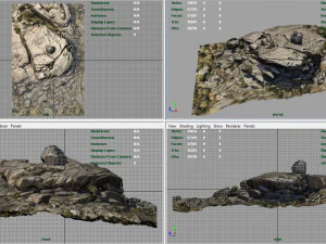 mountain rocks 3 3D Model