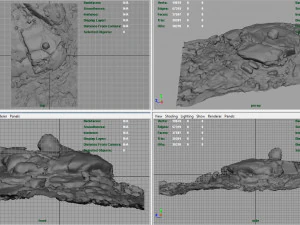 mountain rocks 3 3D Model