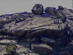 mountain rocks 3 3D Model
