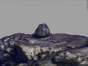 mountain rocks 3 3D मॉडल