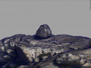 mountain rocks 3 3D Model
